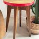 Vintage round wooden stool