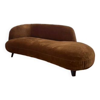 Sleeper sofa, Rosebury AMPM chaise longue (bronze)