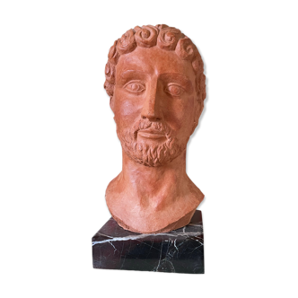 Terracotta replica Hadrian's head