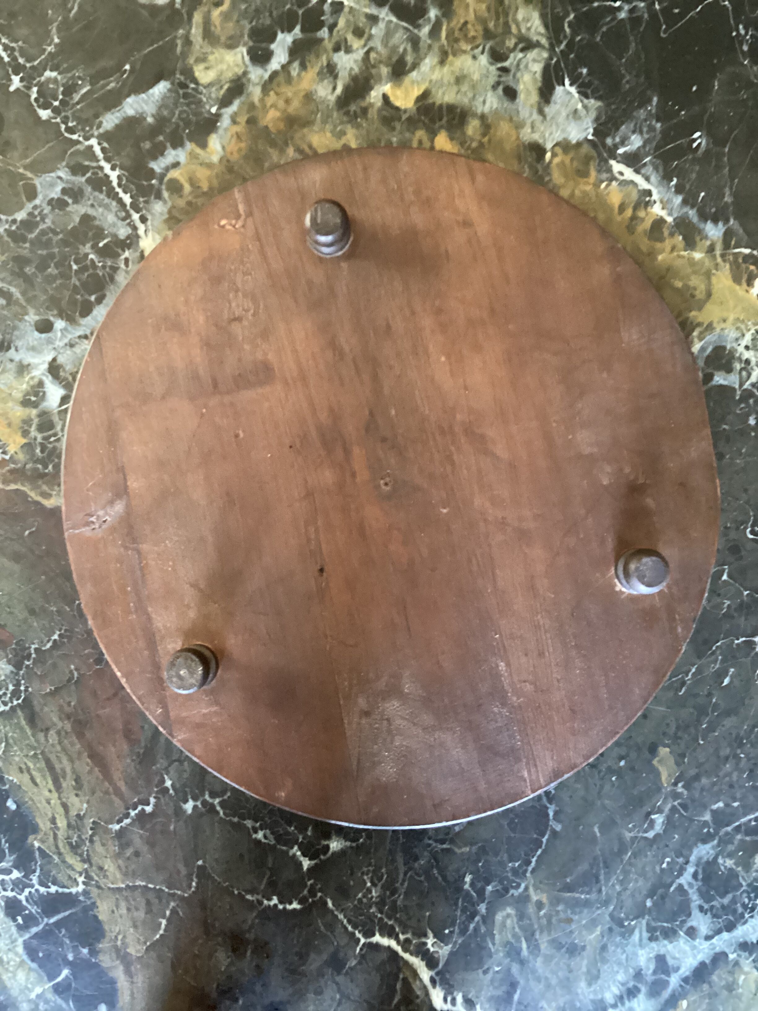 Plateau rond ou centre de table en bois travaillé dimension