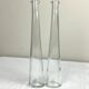 Pair of glass bottles 20 cl