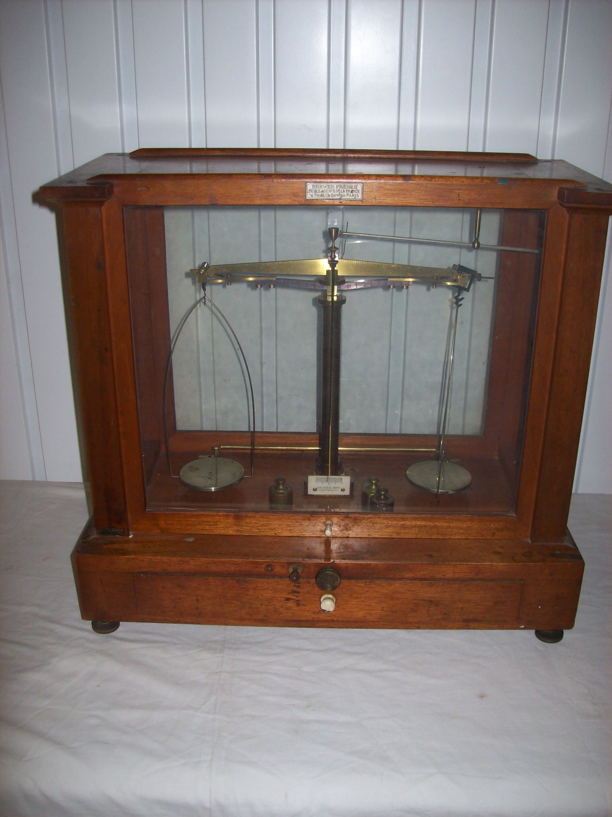 Old pharmacy scale