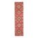 Vintage Turkish Oushak Handmade Wool Cotton Pink Runner Rug 86x362