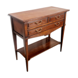 Console trolley style Directoire in mahogany