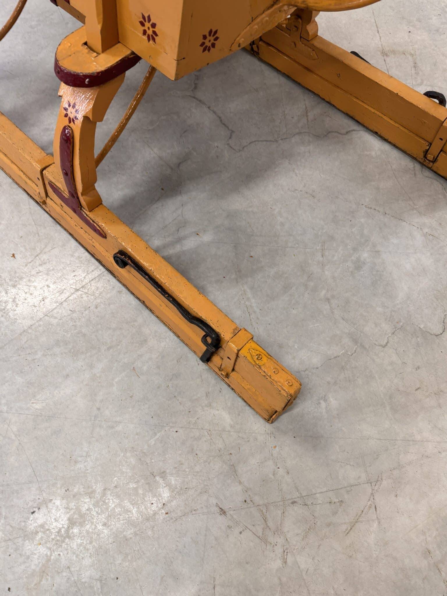 Old wooden sleigh – called "Troika"