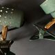 Spotlight clip 50s metal green bottle