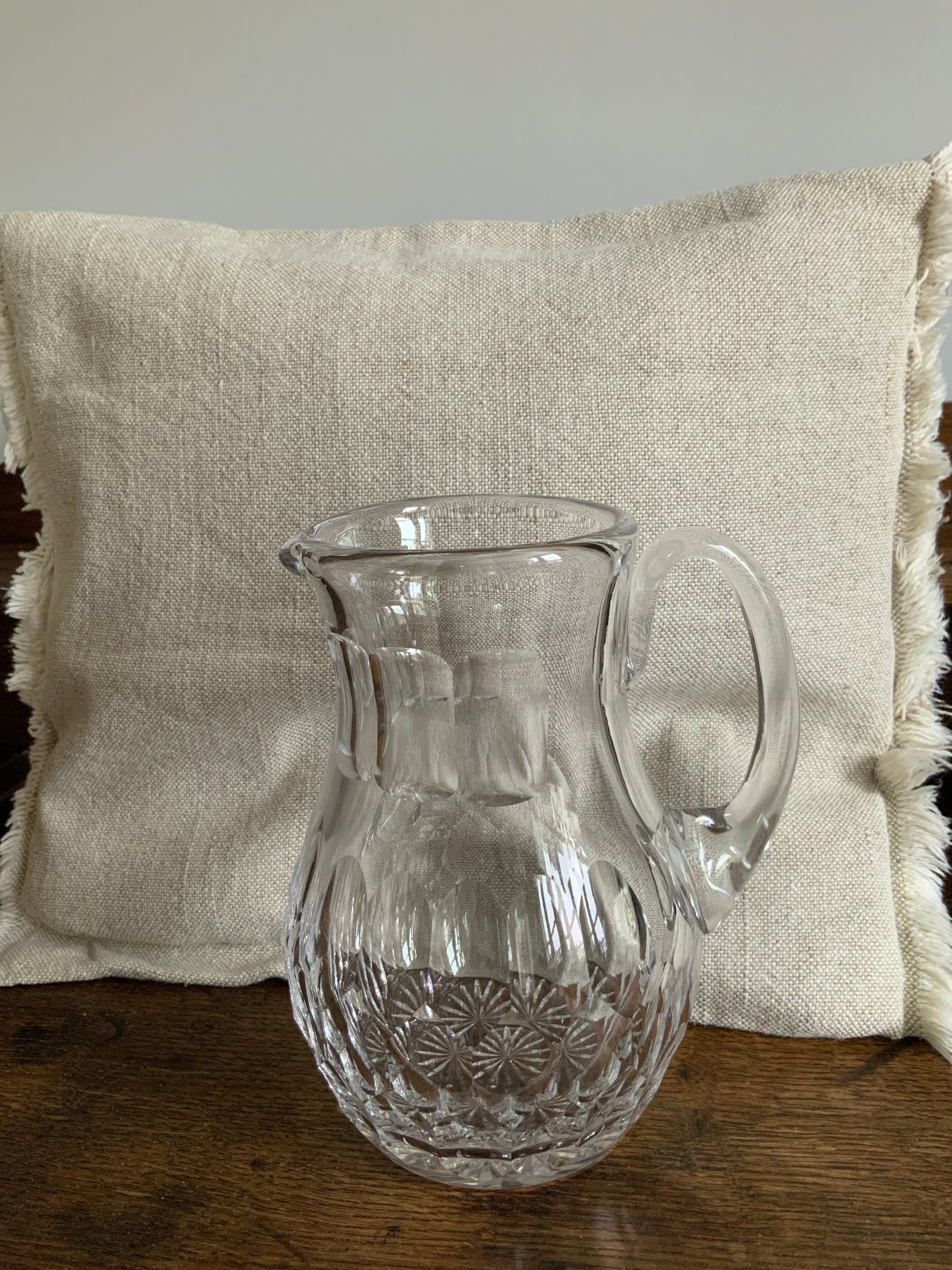 Crystal water pitcher