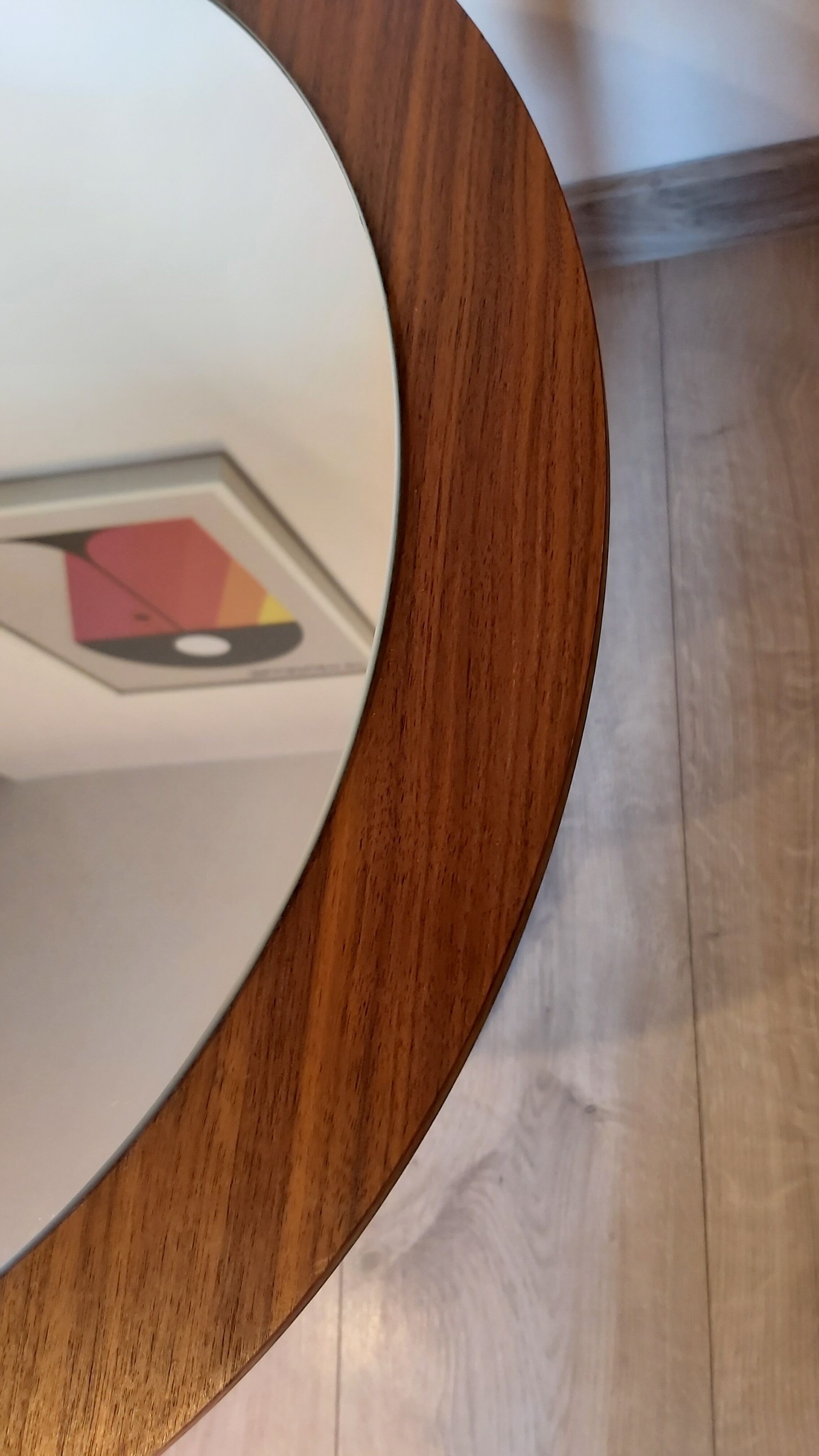 Mirror, Denmark, 1970s 64cm