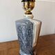 Marbled ceramic lamp base – graphic elegance