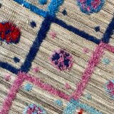 Multicolored Berber carpet