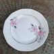 Lot de deux plats en porcelaine art deco, limoges france, BRB, fleurs roses