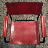 Lot de 4 fauteuils cuir Matteo Grassi