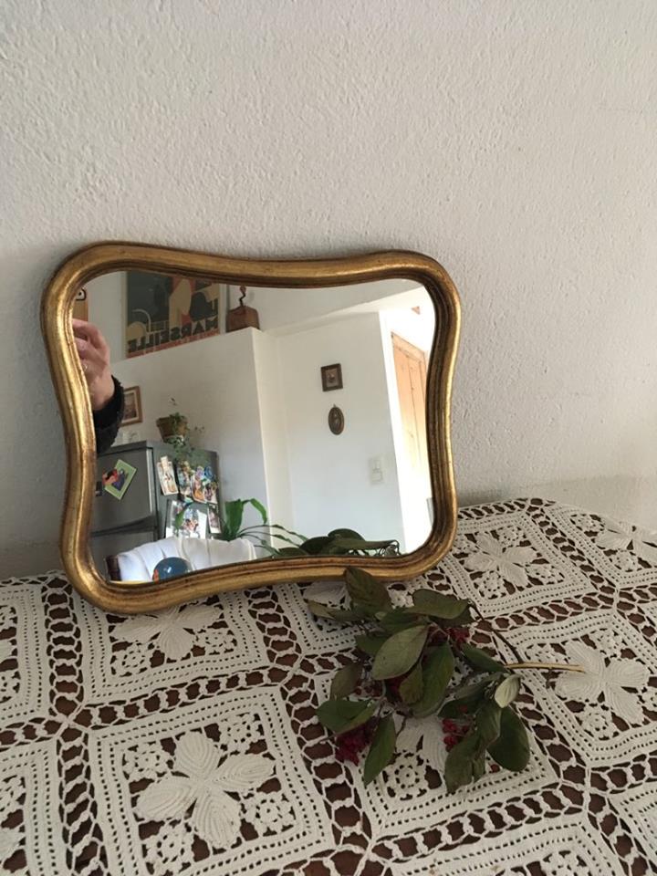 Mirror to the frame gilded to the original form 28 x 34cm