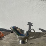 Royal BB silver-plated metal gravy boat