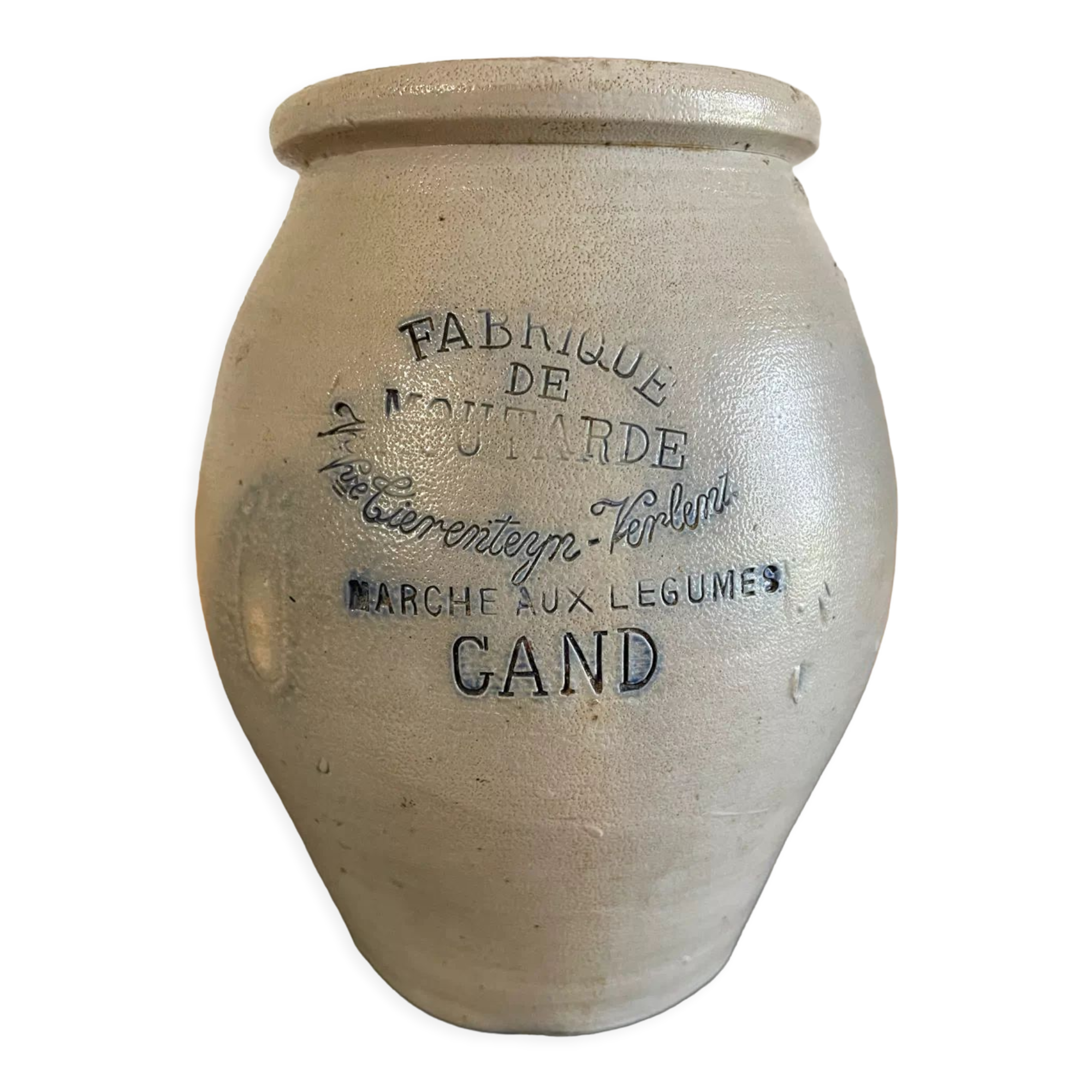 Antique mustard pot