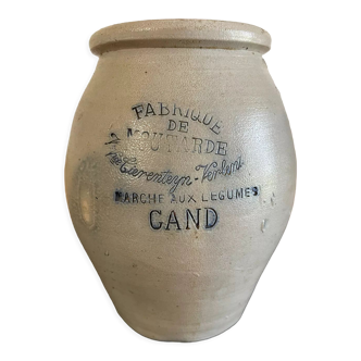 Antique mustard pot