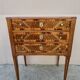 Commode Chiffonnier d'époque Louis XVI en marqueterie