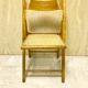Duo of canned folding chairs