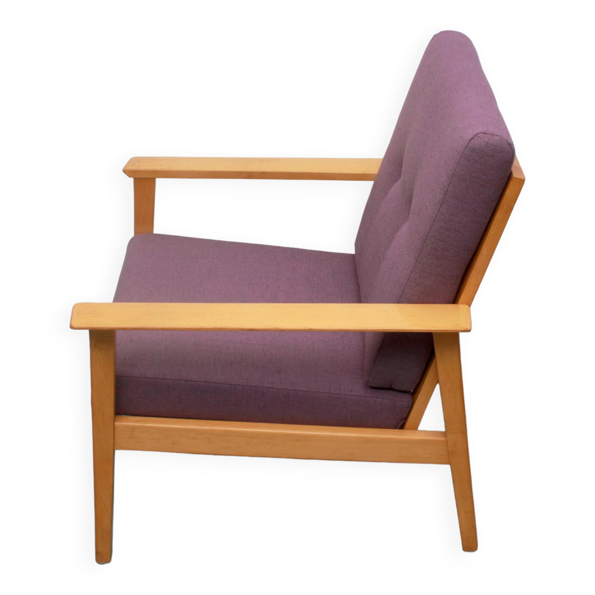 1960s armchair in violett