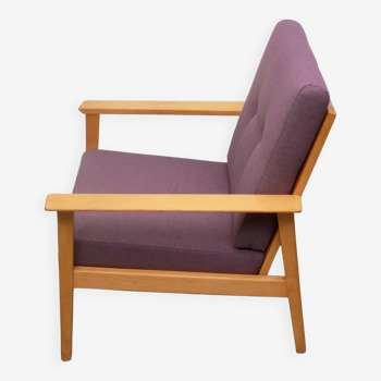 Fauteuil des années 1960 en violett