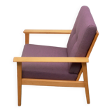 1960s armchair in violett