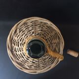 Demijohn old wicker bottle vintage wicker demijohn