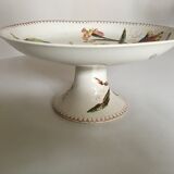 19th iron earth gateling plates, flowers and birds.