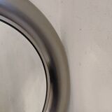 Reggiani round mirror in vintage chrome metal