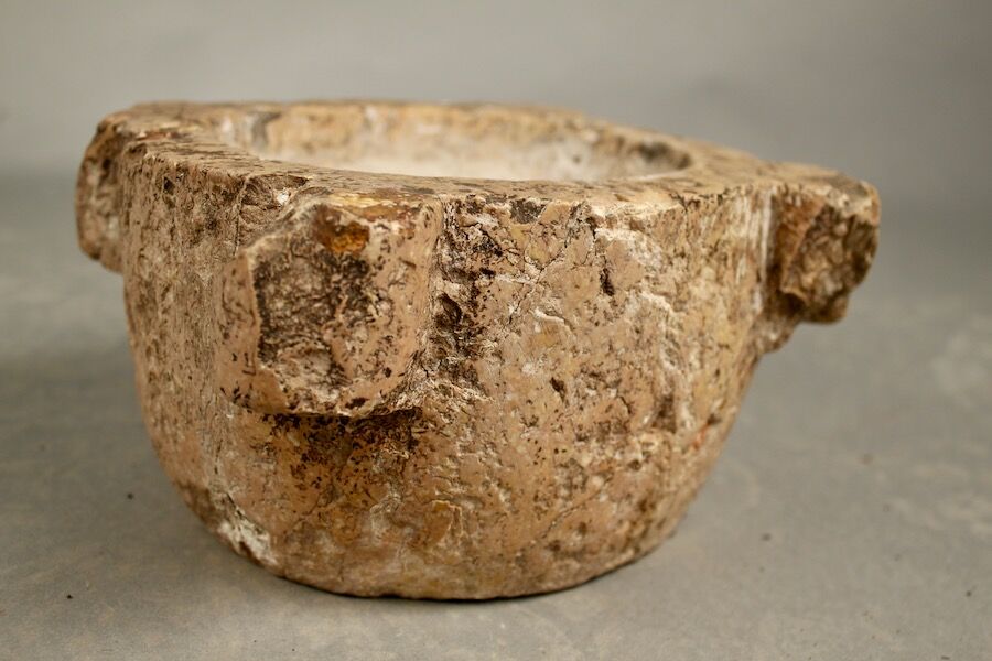 Burgundy stone mortar