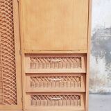 Rattan cabinet cabinet