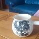 Old ceramic casserole pan Jacqueline Montfort. Castelet pottery.