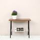 Wooden and metal coffee table