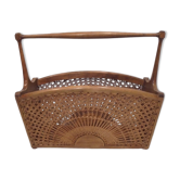 Wooden magazine holders and cannage