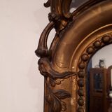large mirror gilded fireplace eighteenth style