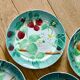 1922 KG Lunéville Badonviller barbotine fruit plates
