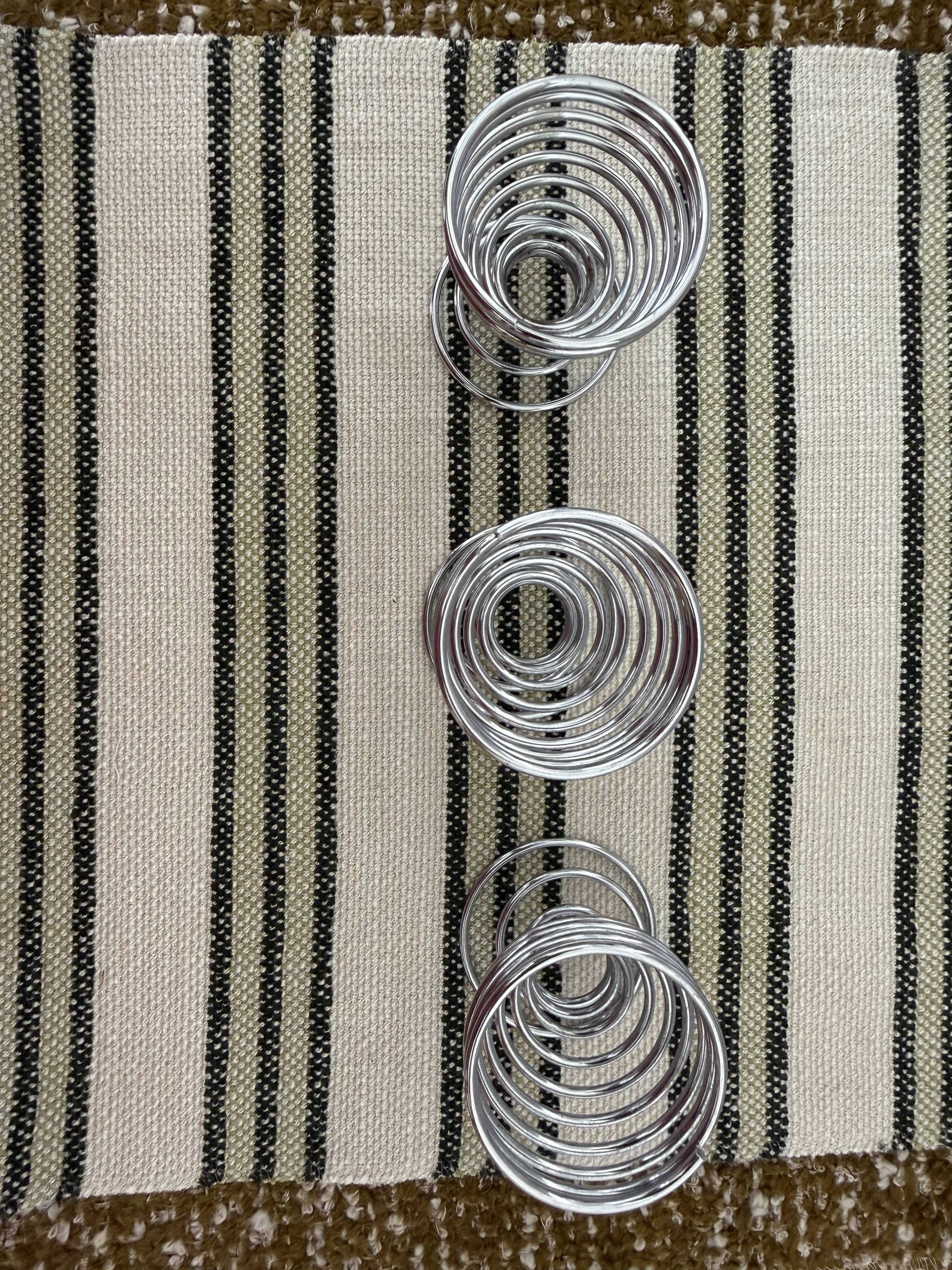 Lot de 3 coquetier spirale