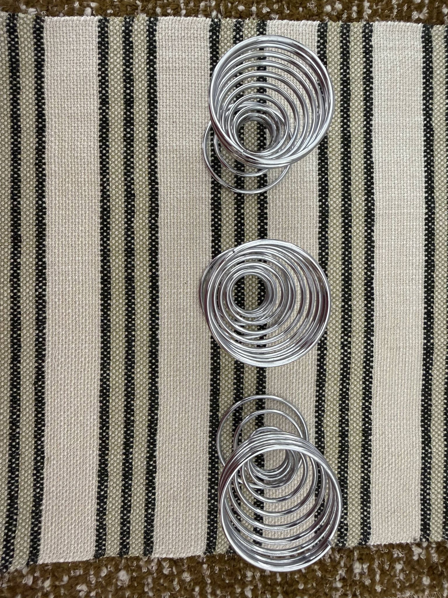 Lot de 3 coquetier spirale