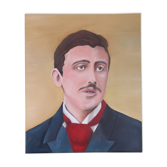 Portrait oil Marcel Proust