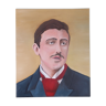 Portrait huile Marcel Proust