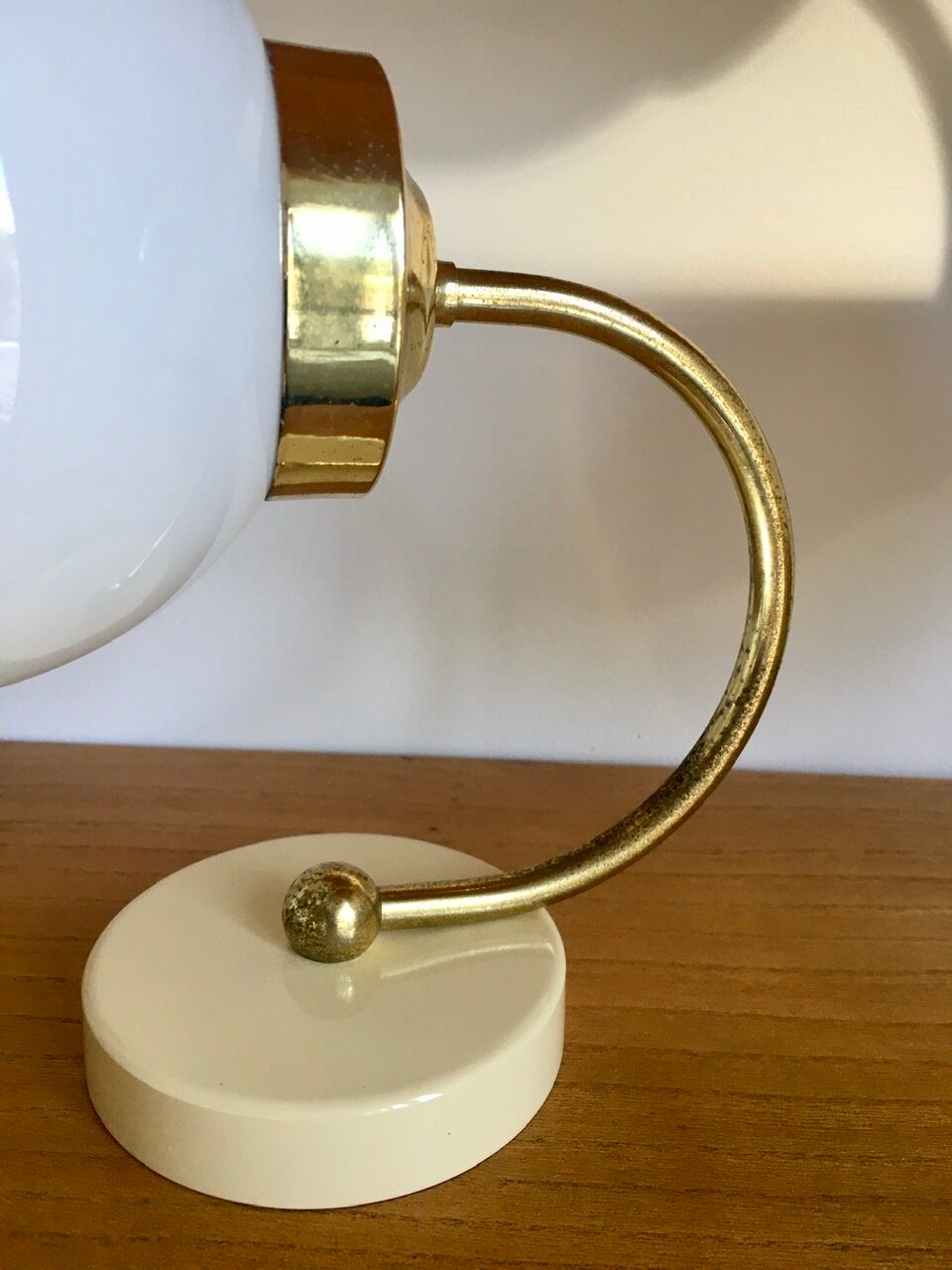 Brass wall light 1960s