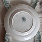 6 assiettes à dessert vintage - Terre de fer - Moulin des Loups - Modèle Wi