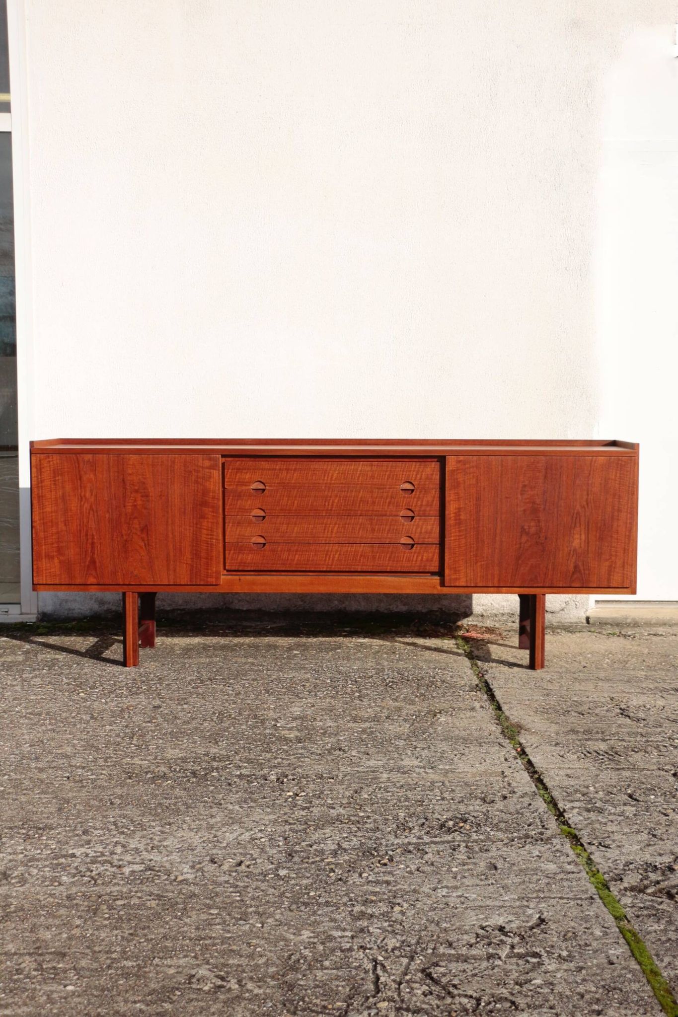 Large Scandinavian teak sideboard – Danish design – 1960s