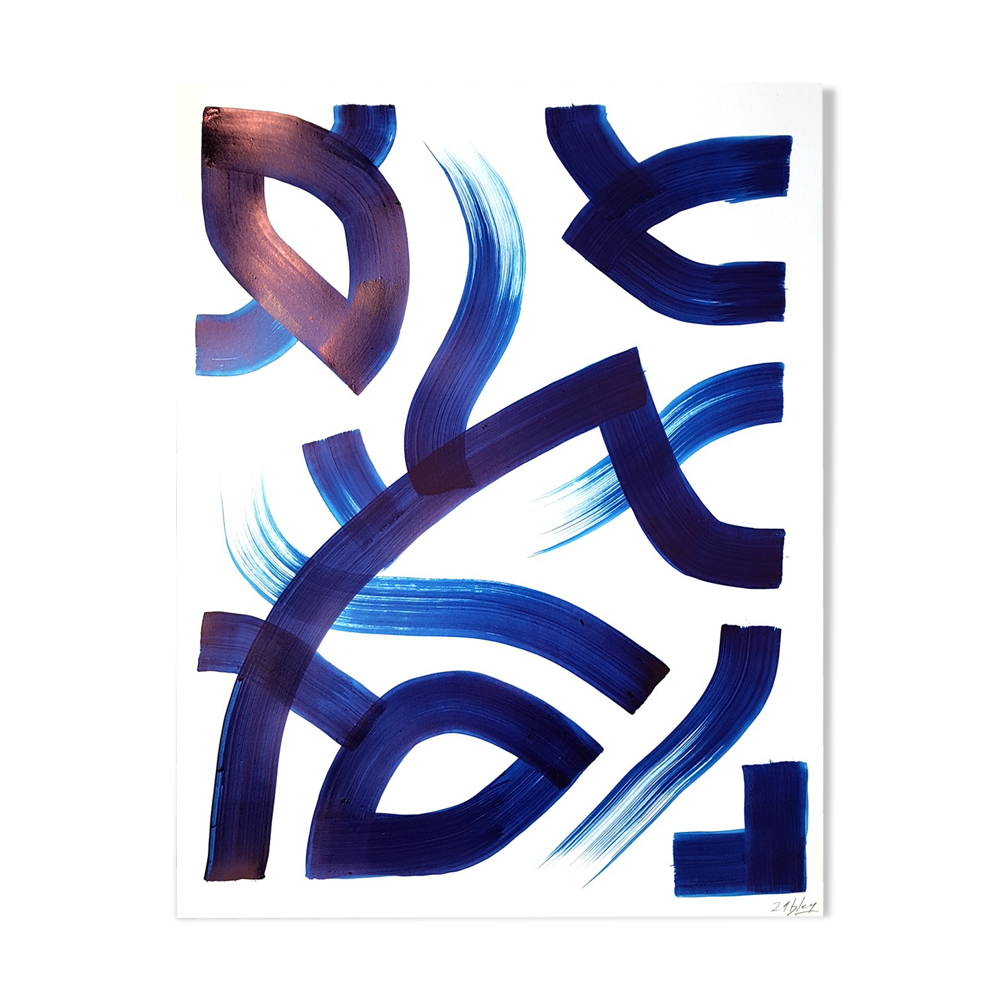 Painting on paper - Untitled