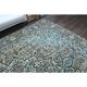 1970s Vintage Persian Handmade Wool Cotton Light Brown Area Rug 280x344