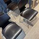 Set of 4 Pagholz Flototto wenge and chrome chairs 1970 Germany