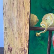 Modern still life with lemons, signed William Joël 95