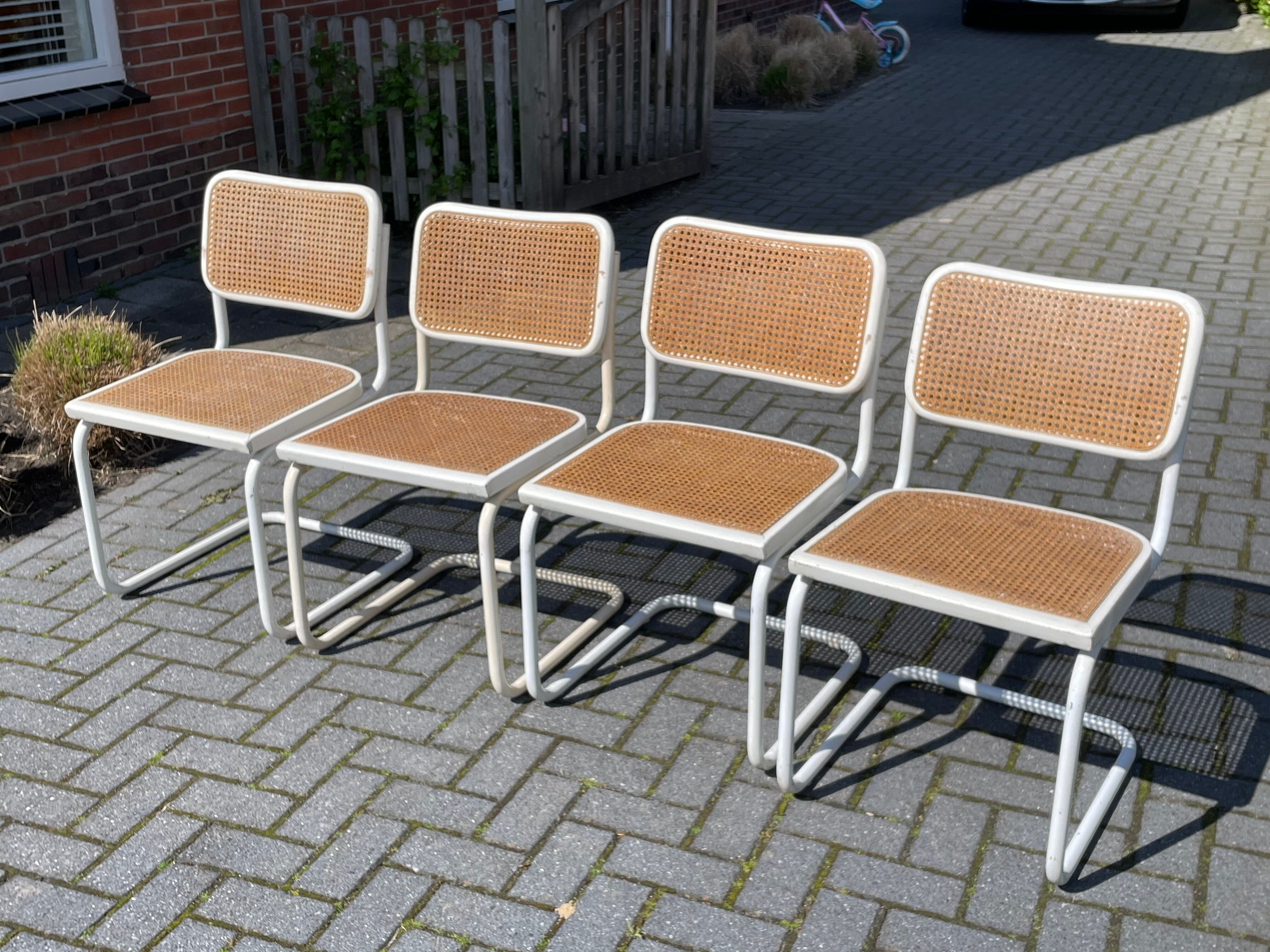 Ensemble de 4 chaises Cesca b32, Breuer