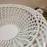 Woven Ceramic Fruit Bowl Compotier