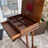 Antique dressing table in inlaid wood