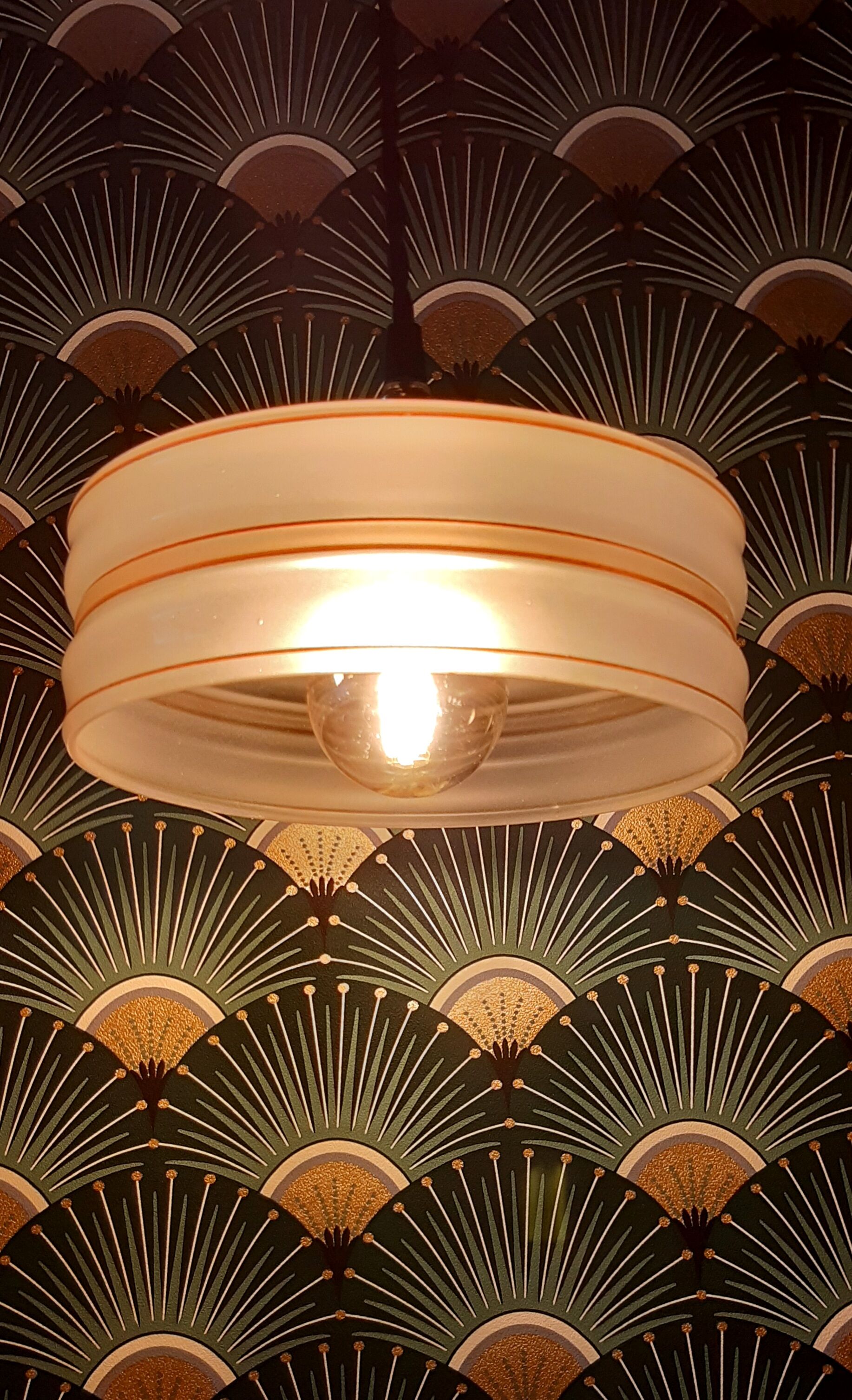 Vintage art deco hanging